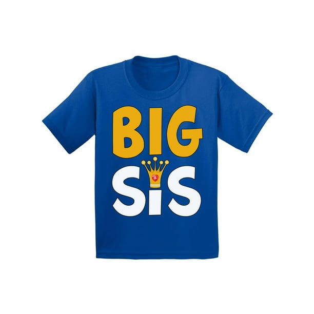 Little Sister Crown TShirt T-Shirt Tee Kids Unisex Childrens Baby New Sis